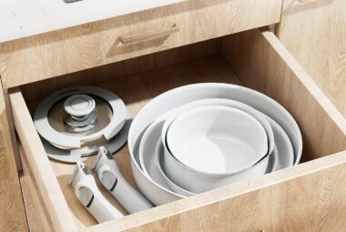 bazova pots and pans set nonstick with detachable handles review