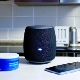 smart home speaker with voice assistant
