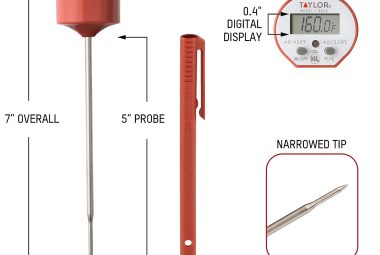 taylor waterproof digital thermometer review