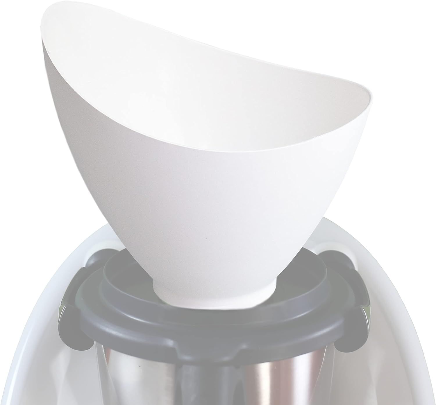 Madama Bimbuto - Funnel for Thermomix TM31, TM5 and TM6. Accessory for Thermomix Made of biomaterial for Food, Durable, Non-Toxic and BPA-Free. Made in Italy