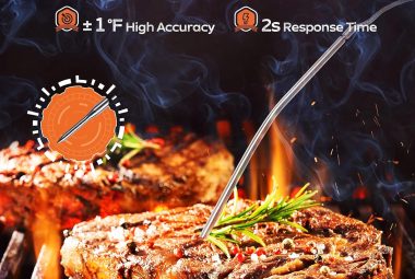 meat thermometer with long probe digital meat thermometer with large touchscreen lcd kitchen timer grill thermometer coo 3