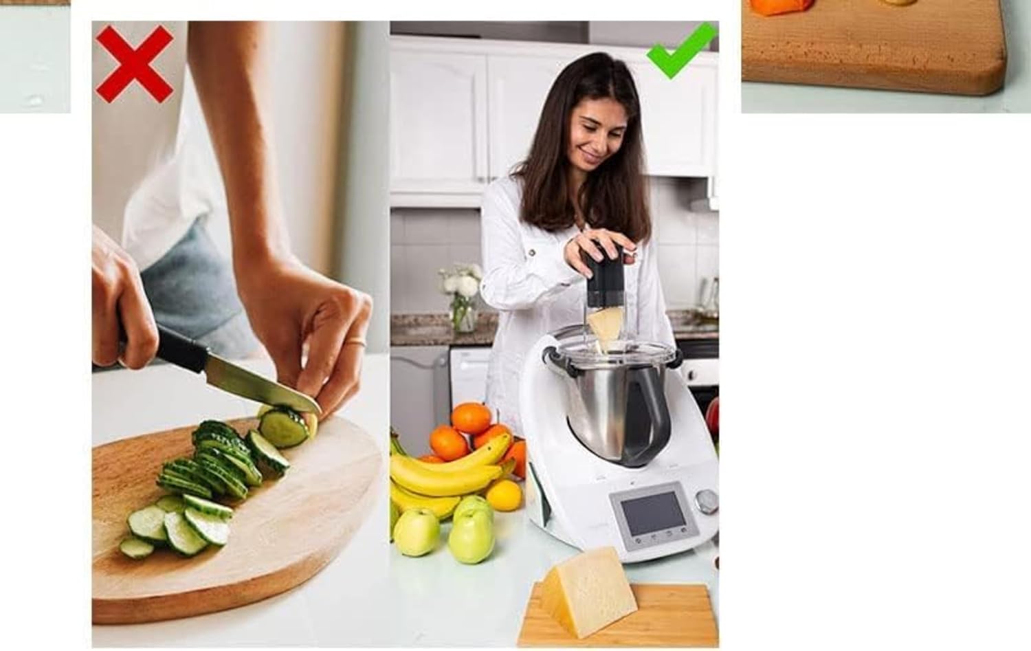 Multifunctional Vegetable and Cheese Cutter Coarse and Fine Cutter Suitable For Thermomix tm6 Vegetable Peeler Wwhole Set Stainless Steel (6 kinds of attachments)