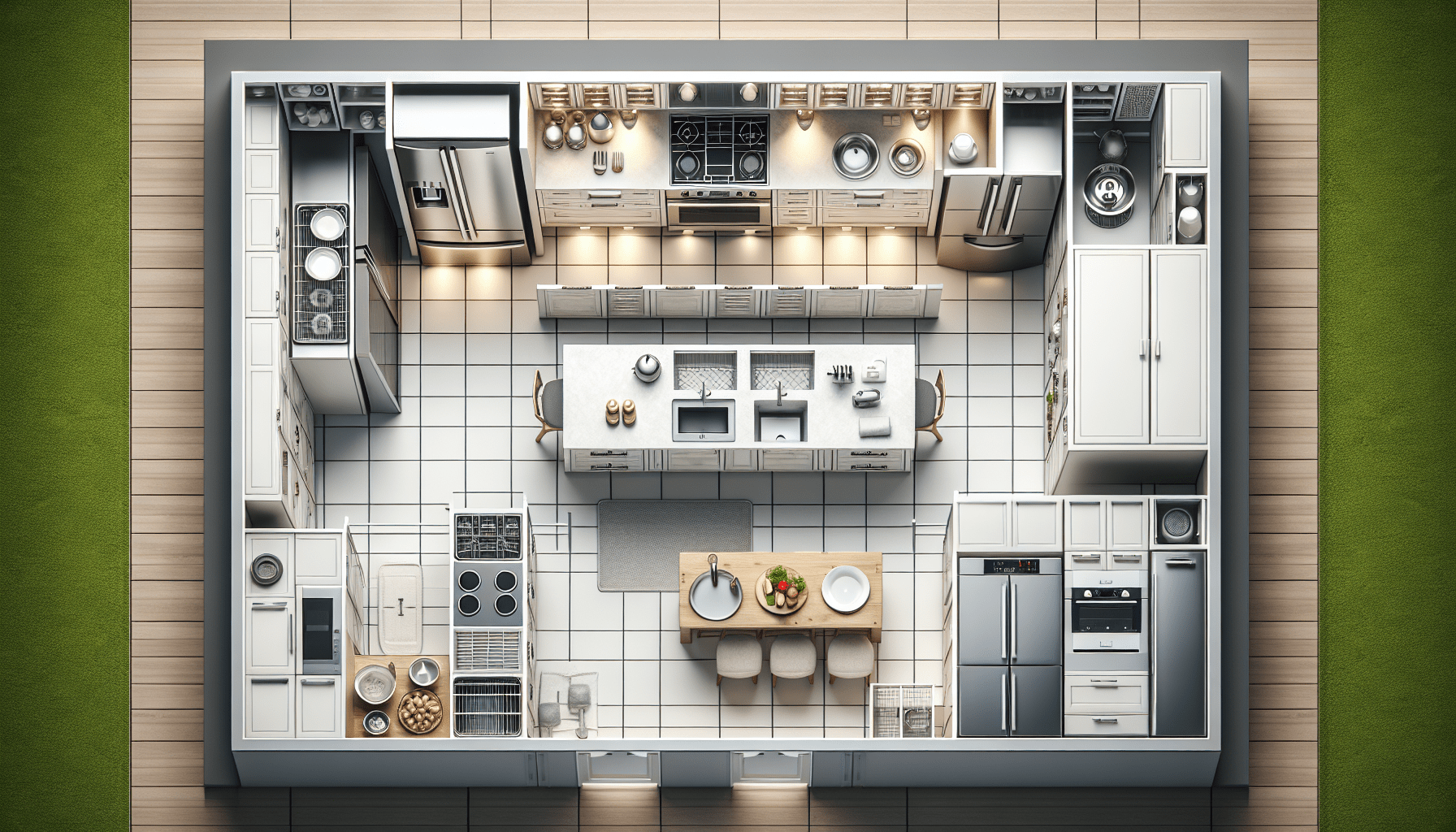 What Is The General Rule In Kitchen Layout?