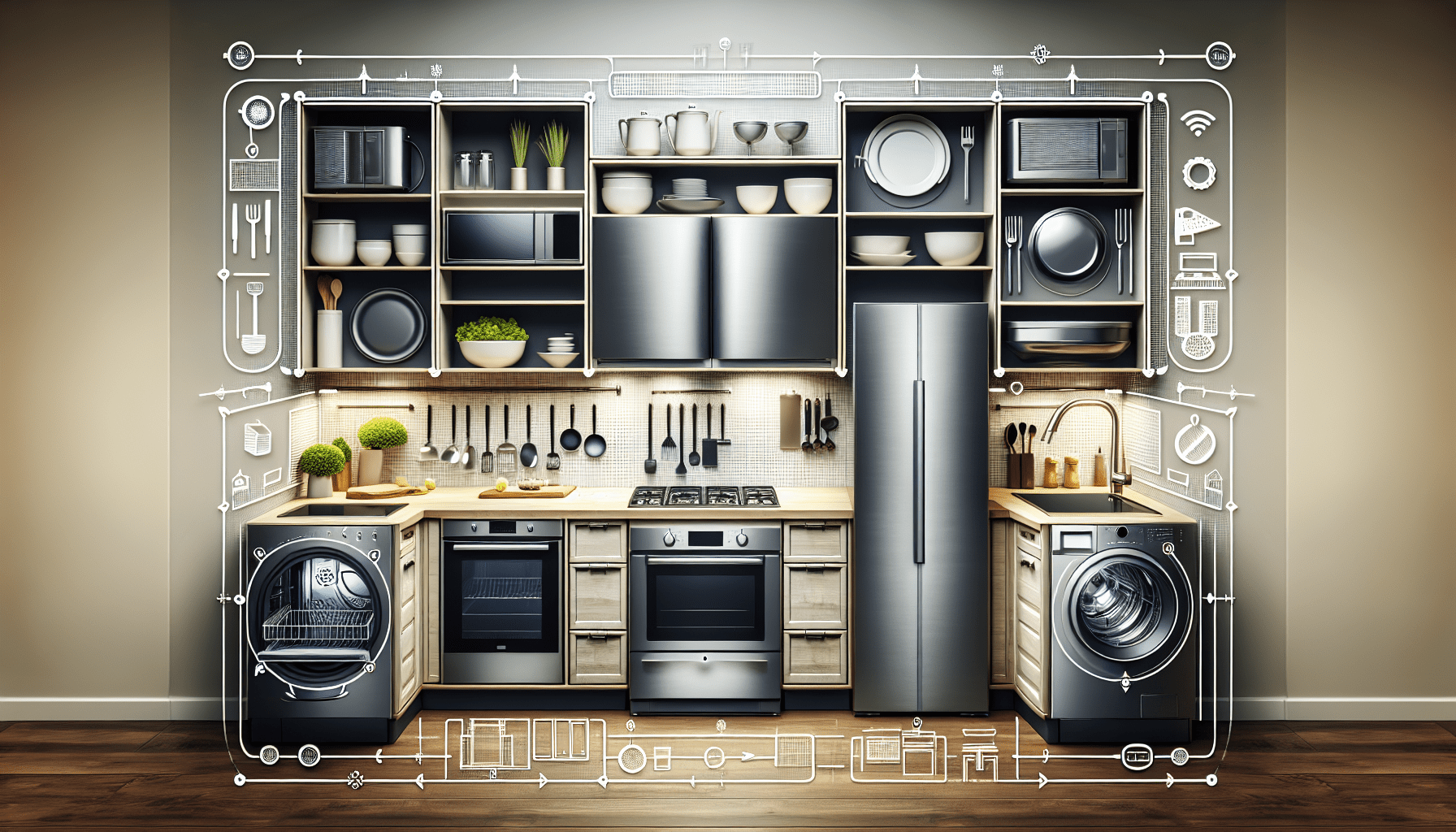 Where Should Appliances Be Placed In A Kitchen?