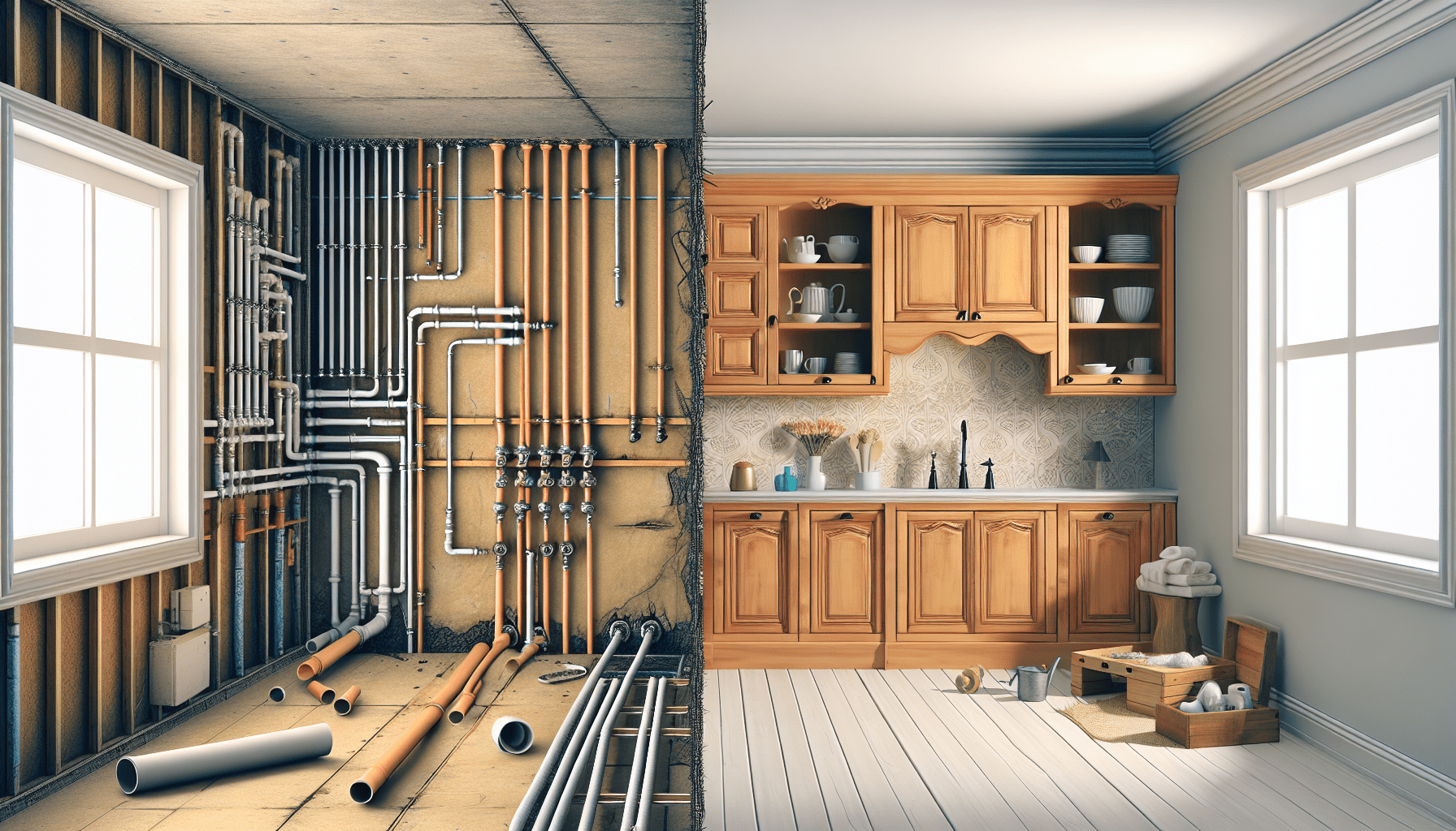 Do You Do Plumbing Before Or After Cabinets?