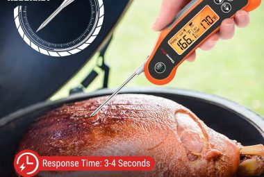 thermopro tp710 instant read meat thermometer digital for cooking 2 in 1 waterproof kitchen food thermometer with dual p 1