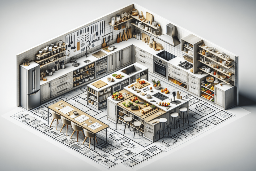 what is the general layout of a kitchen 1