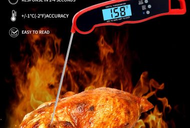 ylmijfe meat thermometermeat thermometer digitalwaterproof and backlight instant read meat thermometer for grill and coo 3